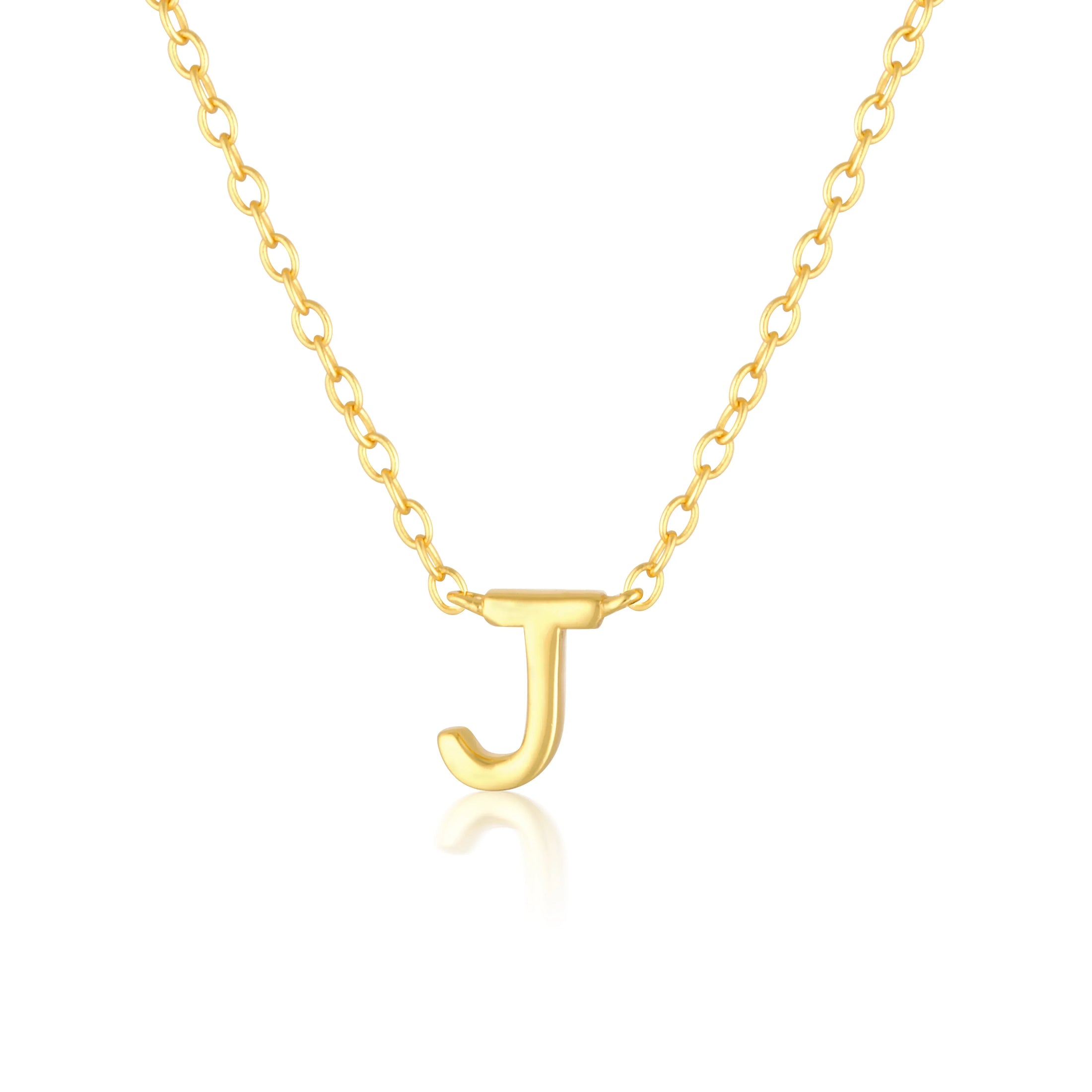 Elegant Silver Initial "A" Pendant Necklace