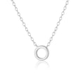 Load image into Gallery viewer, Elegant Silver Initial "A" Pendant Necklace
