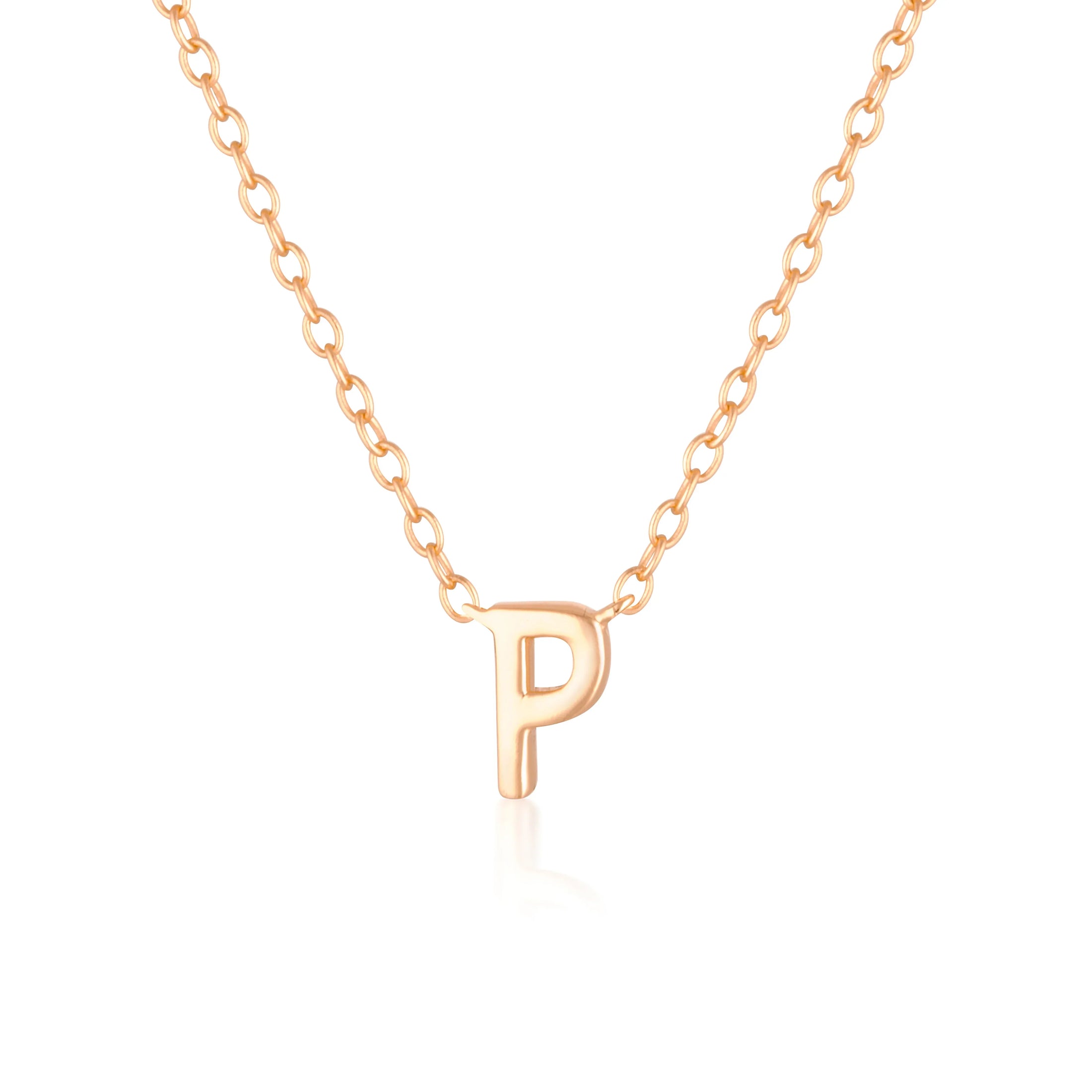 Elegant Silver Initial "A" Pendant Necklace