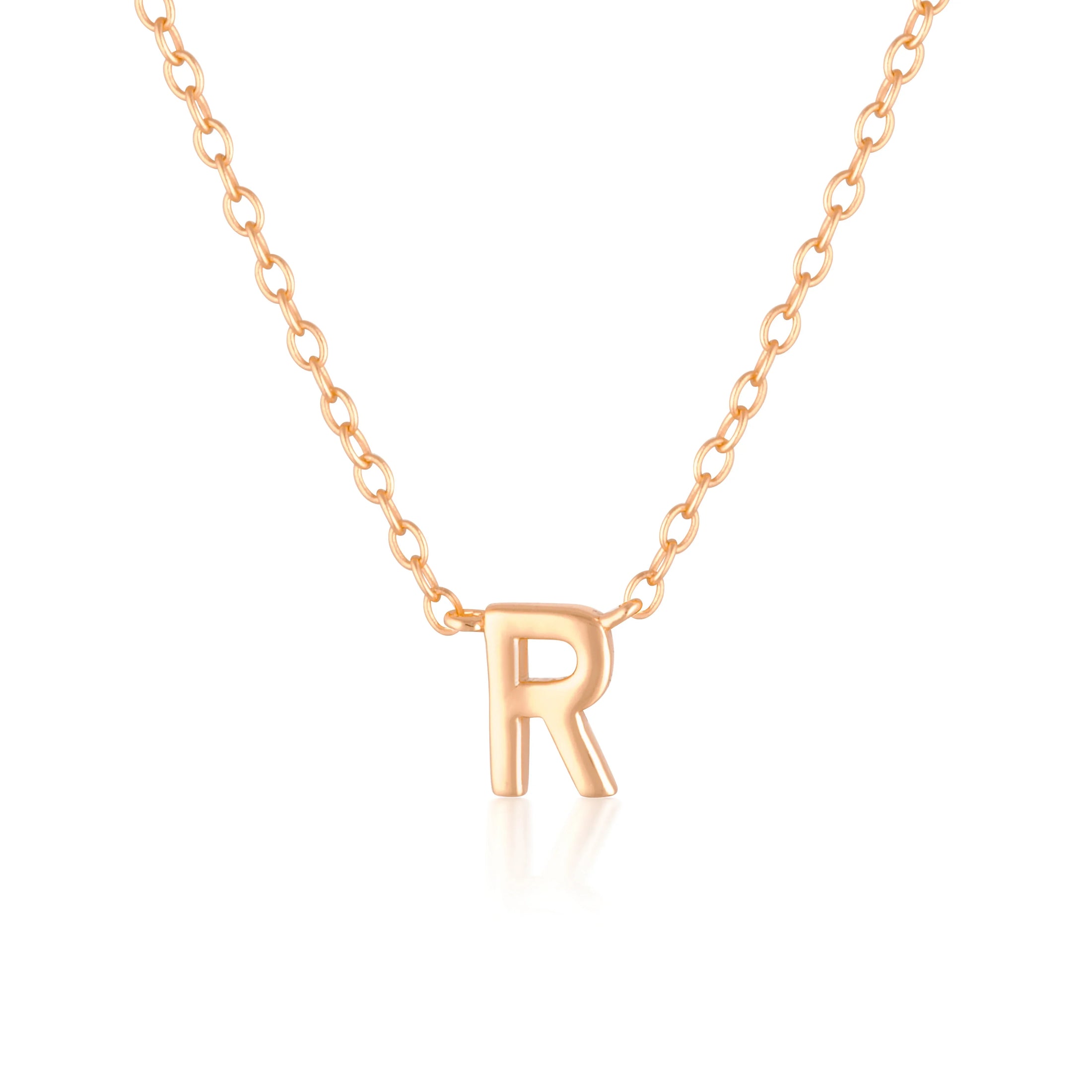 Elegant Silver Initial "A" Pendant Necklace