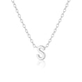 Load image into Gallery viewer, Elegant Silver Initial "A" Pendant Necklace
