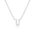 Load image into Gallery viewer, Elegant Silver Initial "A" Pendant Necklace
