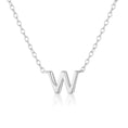 Load image into Gallery viewer, Elegant Silver Initial "A" Pendant Necklace
