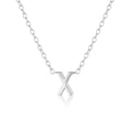 Load image into Gallery viewer, Elegant Silver Initial "A" Pendant Necklace
