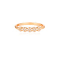 Load image into Gallery viewer, Elegant 0.10 TCW Round Lab-Grown Diamond Cluster Wedding Band
