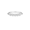 Load image into Gallery viewer, Elegant 0.10 TCW Round Lab-Grown Diamond Cluster Wedding Band
