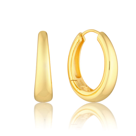 Golden Luxe Bold Hoop Earrings