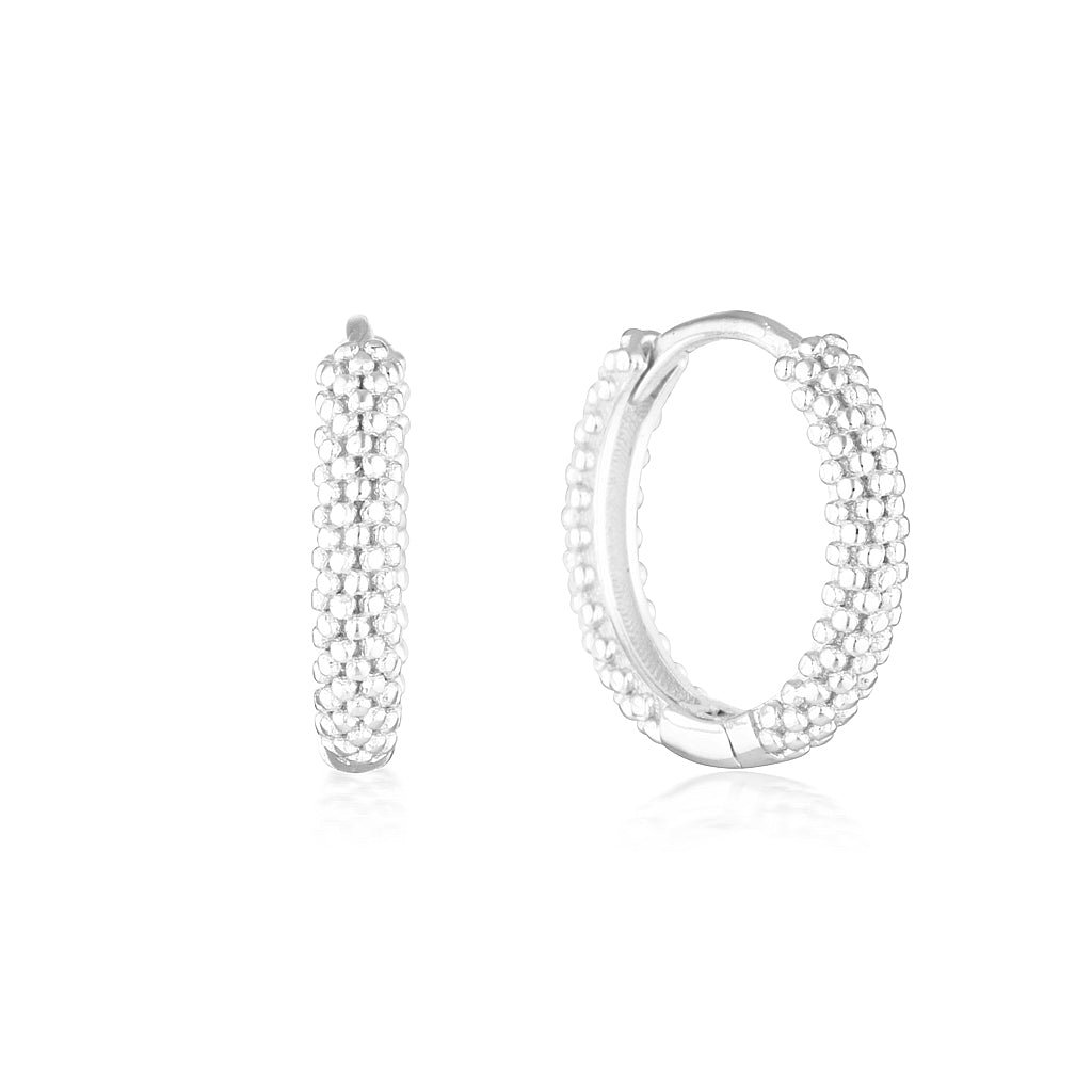 Round Dot Hoop Earrings 2