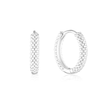 Round Dot Hoop Earrings 2