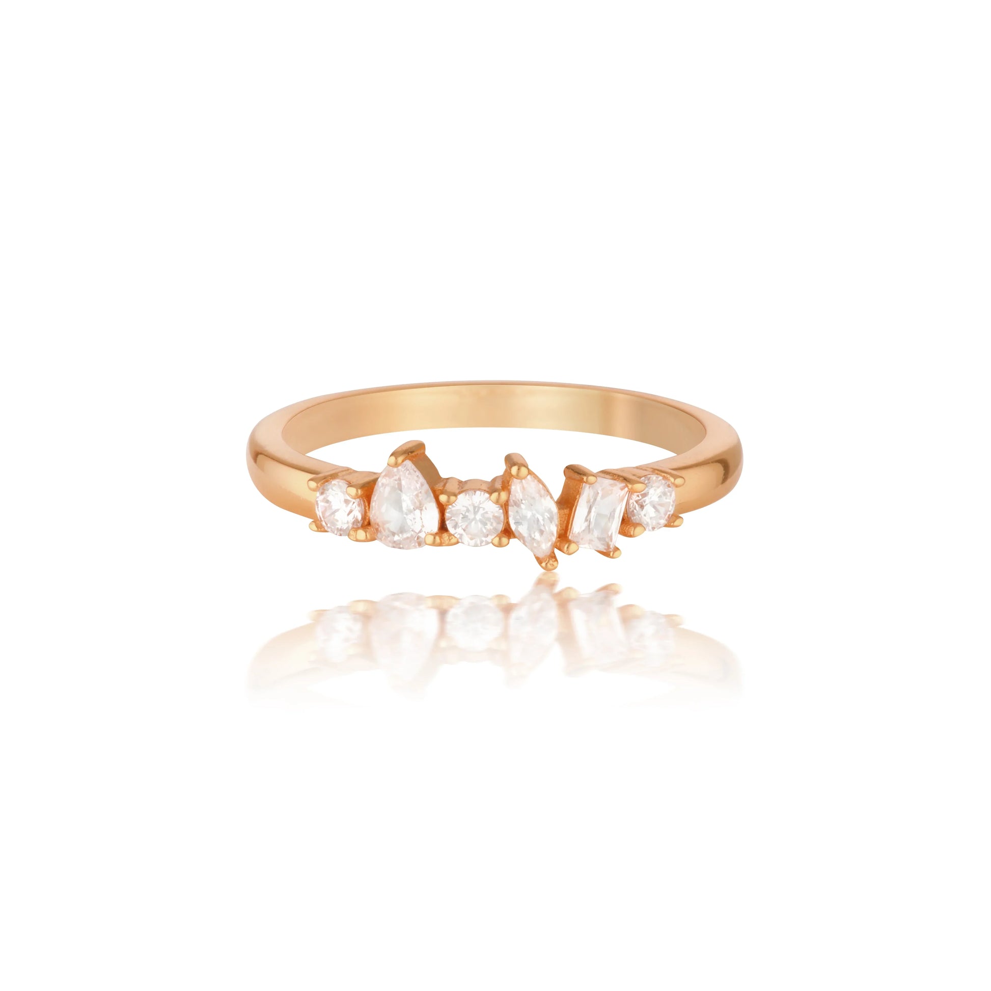 Elegant 0.20 TCW Round Lab-Grown Diamond Multi-Stone Wedding Band 15