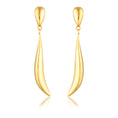 Load image into Gallery viewer, Elegant Gold Teardrop Dangle Earrings
