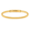 Load image into Gallery viewer, Elegant Gold Coil Bangle Bracelet
