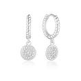 Load image into Gallery viewer, Twisted Round Plate Drop Earrings 1
