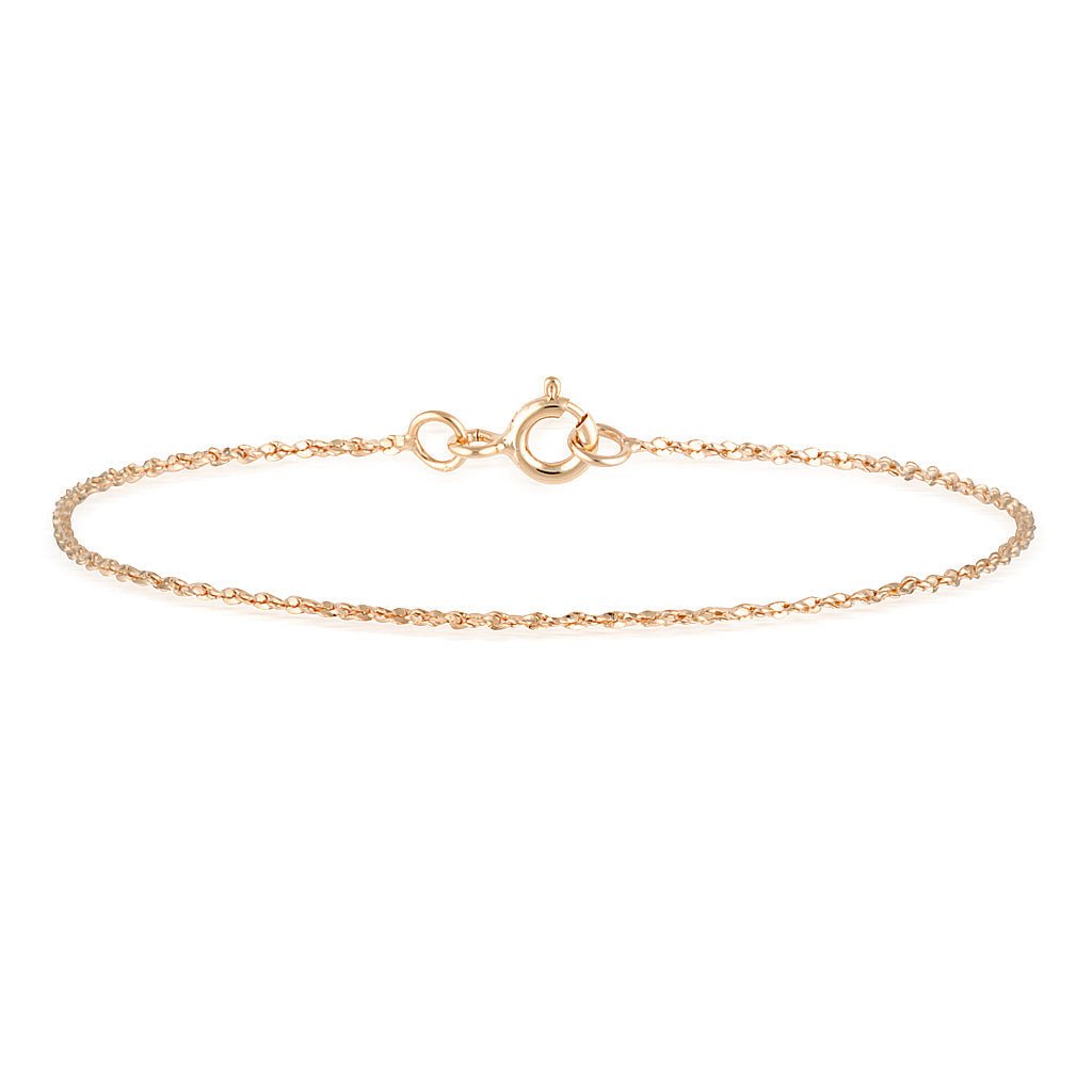 Chain Patterned Anklet