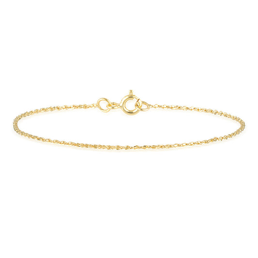 Chain Patterned Anklet