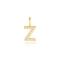 Load image into Gallery viewer, Radiant 0.02 TCW Round Lab-Grown Diamond Initial Pendant A-Z
