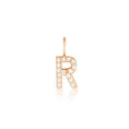 Load image into Gallery viewer, Radiant 0.02 TCW Round Lab-Grown Diamond Initial Pendant A-Z
