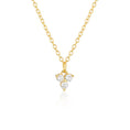 Load image into Gallery viewer, 0.30 TCW Round Lab-Grown Diamond Trio Necklace in Gold
