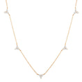 Load image into Gallery viewer, Radiant Blossom 0.3 TCW Round Lab Grown Diamond Necklace
