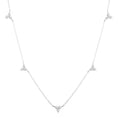 Load image into Gallery viewer, Radiant Blossom 0.3 TCW Round Lab Grown Diamond Necklace
