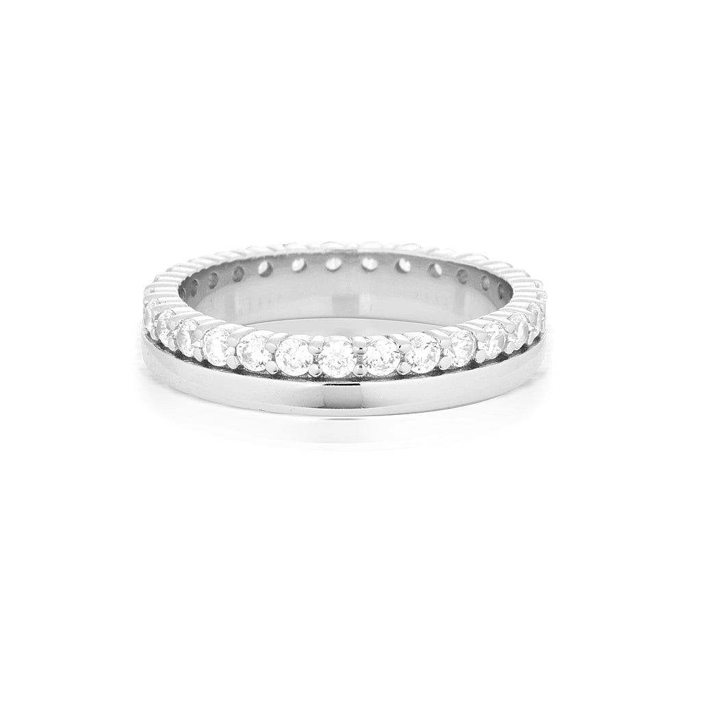 Eternal Elegance: 0.10 TCW Round Lab-Grown Diamond Wedding Band 1