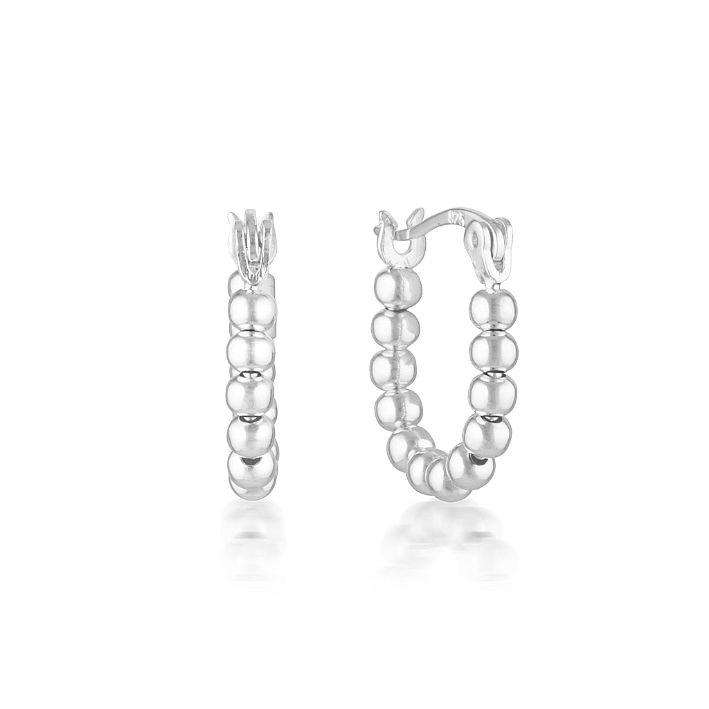 Bubble Design Hoops Earrings 3