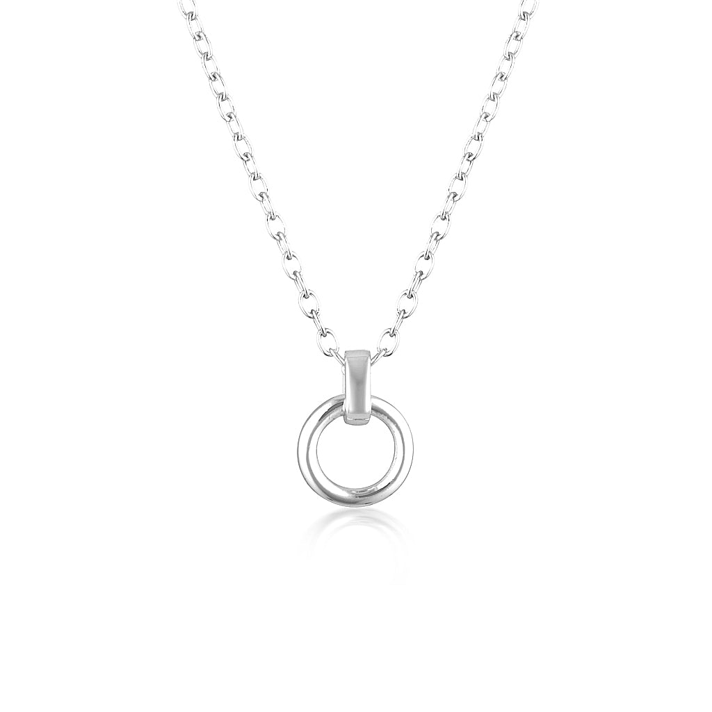 Eternal Elegance Gold Circle Pendant Necklace 3