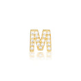 Load image into Gallery viewer, 0.05 TCW Round Lab-Grown Diamond Alphabet Initial Stud Earrings
