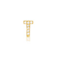 Load image into Gallery viewer, 0.05 TCW Round Lab-Grown Diamond Alphabet Initial Stud Earrings
