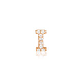 Load image into Gallery viewer, Radiant 0.05 TCW Round Lab-Grown Diamond Initial Stud Earrings
