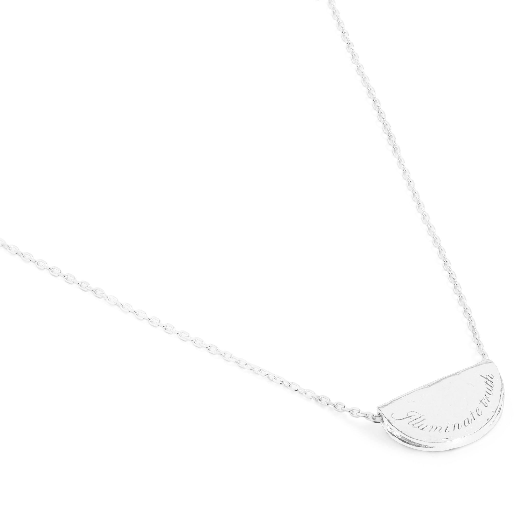 Radiant 0.03 TCW Round Sapphire Lab-Grown Diamond Teardrop Necklace