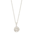 Load image into Gallery viewer, Radiant Starburst Necklace with 0.05 TCW Round Lab Grown Diamond Charm
