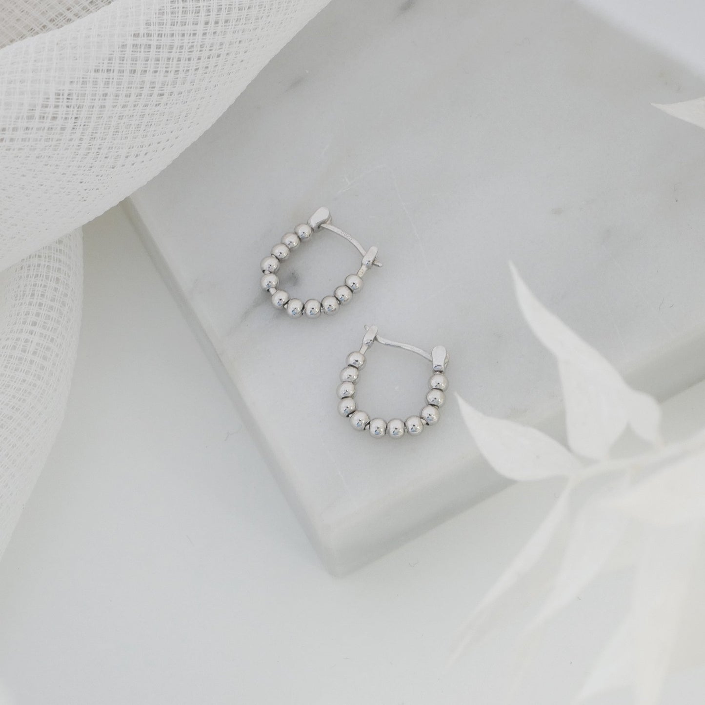 Bubble Design Hoops Earrings 9
