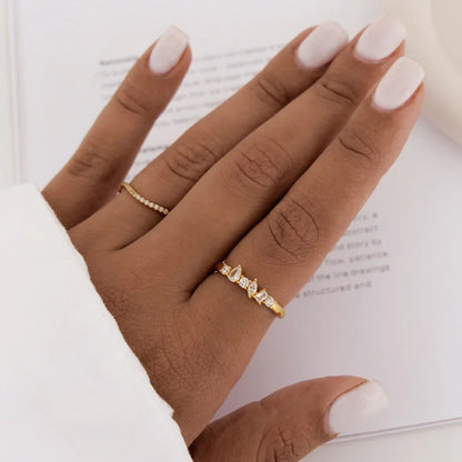 Elegant 0.20 TCW Round Lab-Grown Diamond Multi-Stone Wedding Band 5