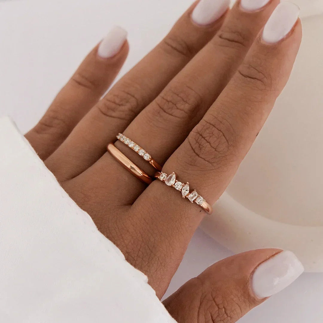 Elegant 0.20 TCW Round Lab-Grown Diamond Multi-Stone Wedding Band 9