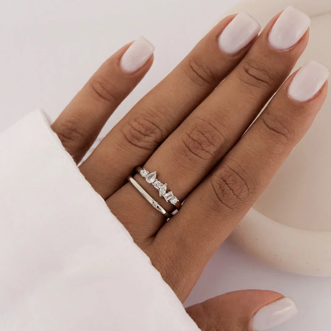 Elegant 0.20 TCW Round Lab-Grown Diamond Multi-Stone Wedding Band 11