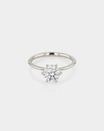 Load image into Gallery viewer, 2.0 CT Round Lab Grown Diamond Solitaire Engagement Ring in Classic Setting
