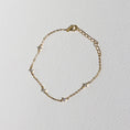 Load image into Gallery viewer, Delicate 0.25 TCW Lab-Grown Round Diamond Chain Bracelet
