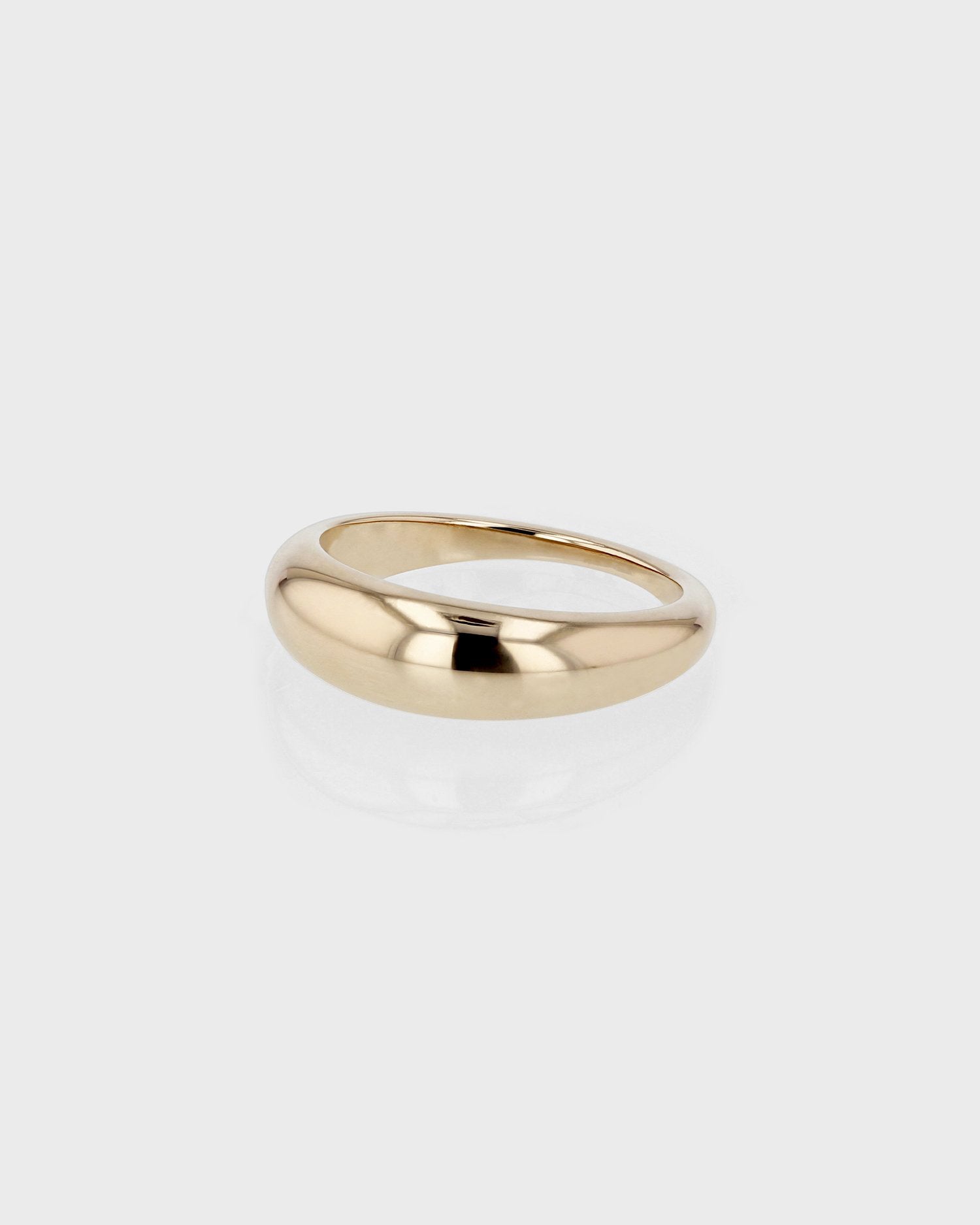 Timeless Gold Dome Wedding Band 2