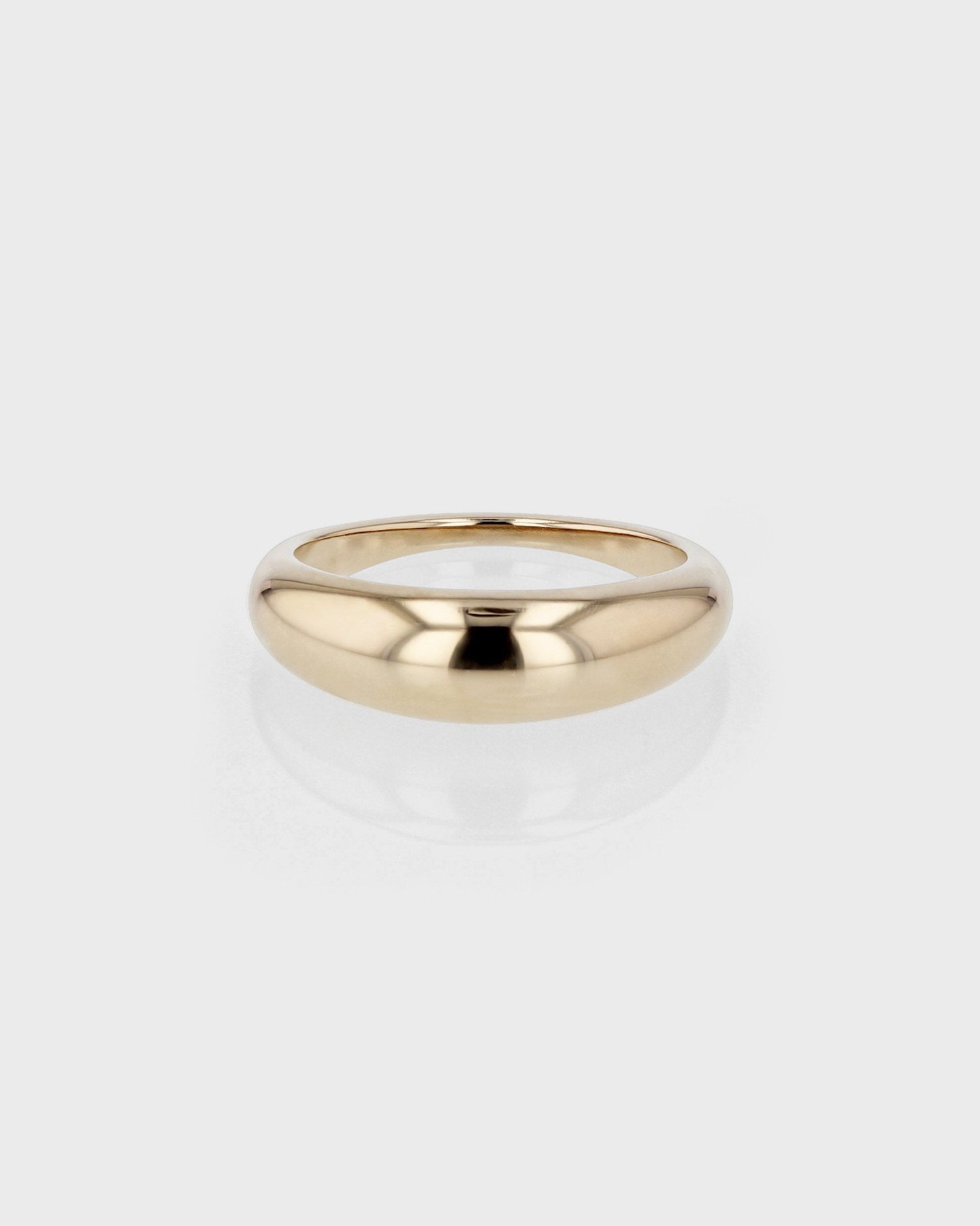 Timeless Gold Dome Wedding Band 1