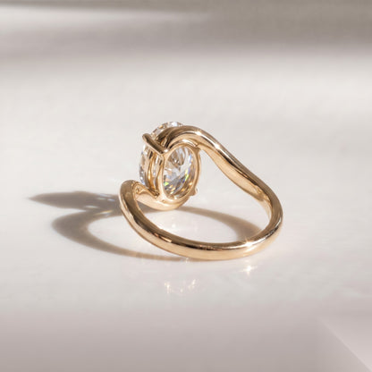 Solitaire Rapture-Oval Lab Grown Diamond Engagement Ring