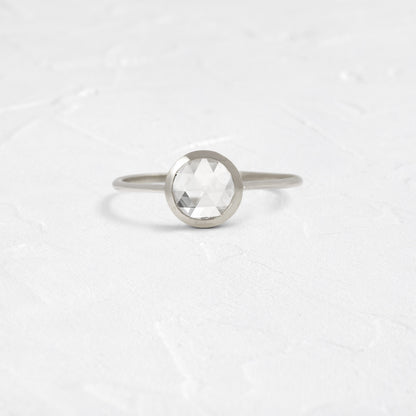 Bezel-Round Lab Grown Diamond Engagement Ring