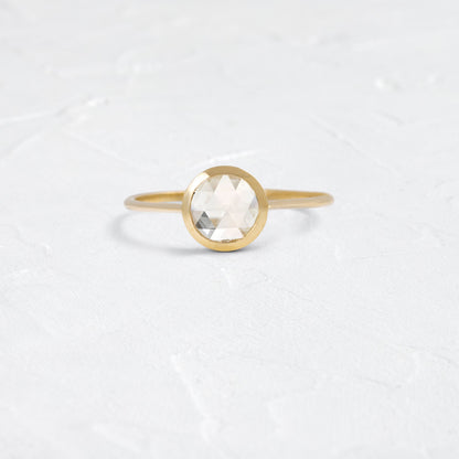 Bezel-Round Lab Grown Diamond Engagement Ring