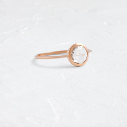 Bezel-Round Lab Grown Diamond Engagement Ring