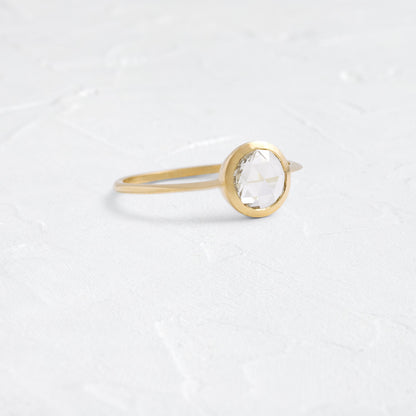 Bezel-Round Lab Grown Diamond Engagement Ring
