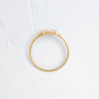Bezel-Round Lab Grown Diamond Engagement Ring