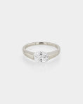 Load image into Gallery viewer, 0.50 CT Oval  Lab Grown Diamond Solitaire Engagement Ring
