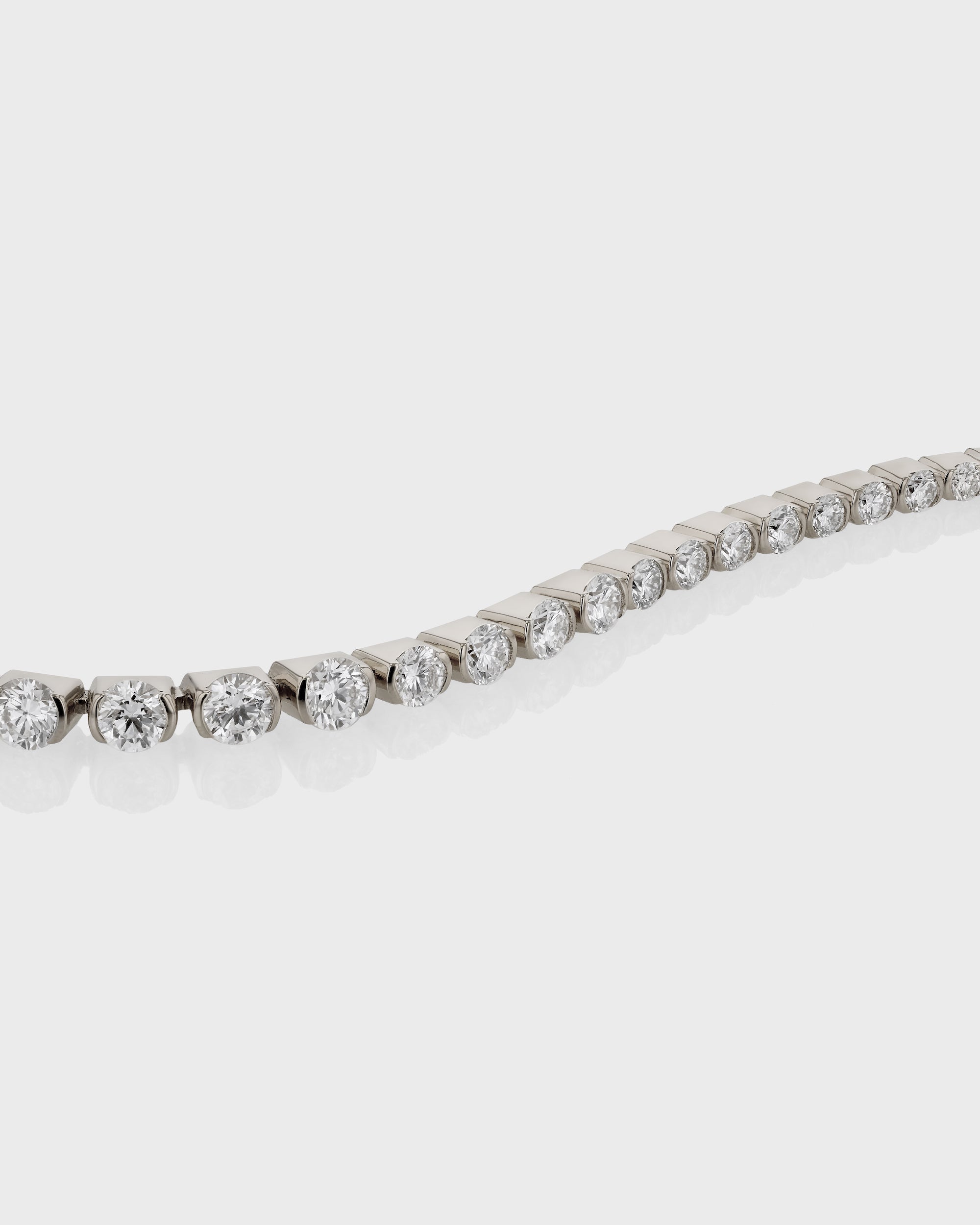 Radiant Elegance: 5 TCW Round Cut Lab-Grown Diamond Tennis Bracelet