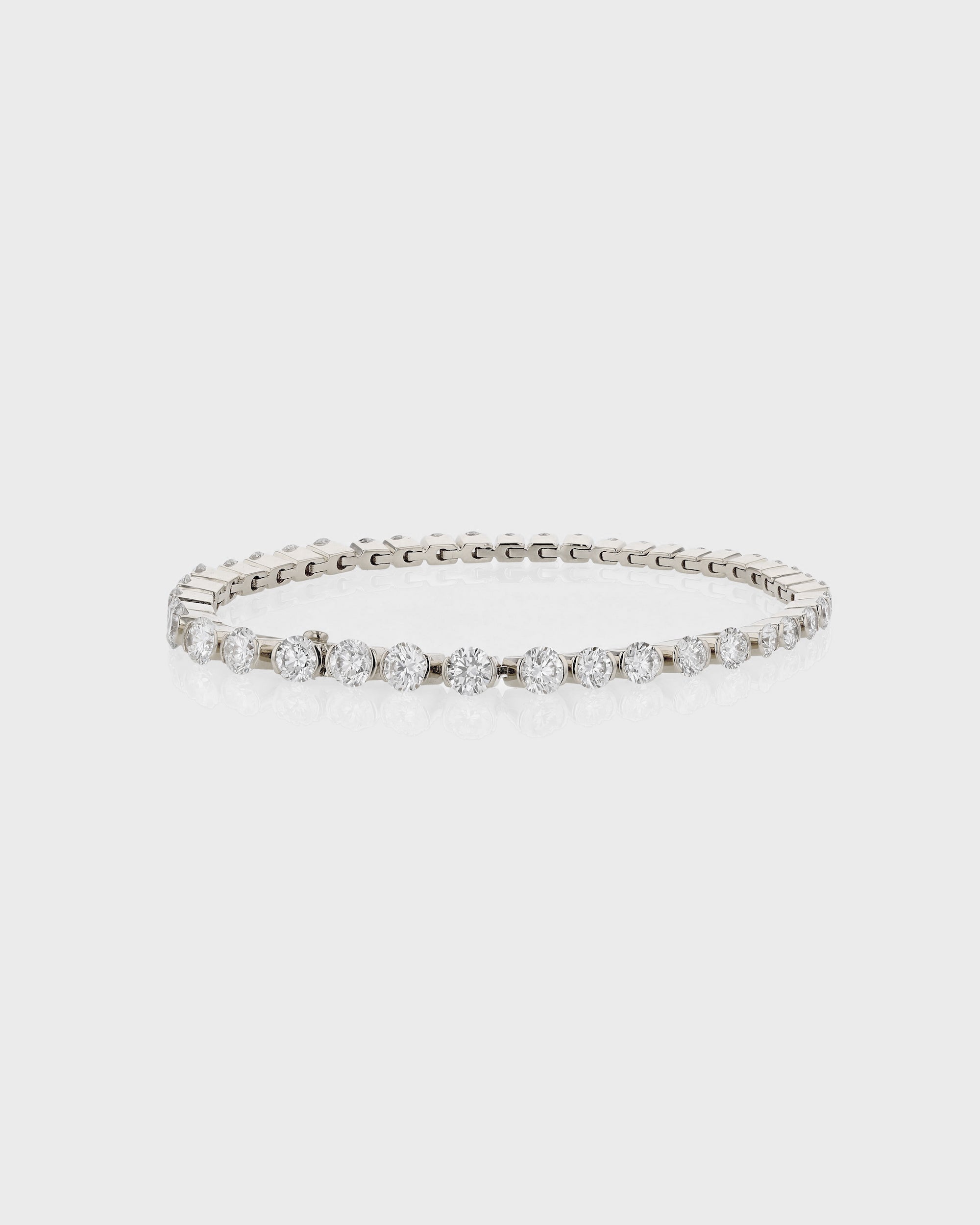 Radiant Elegance: 5 TCW Round Cut Lab-Grown Diamond Tennis Bracelet