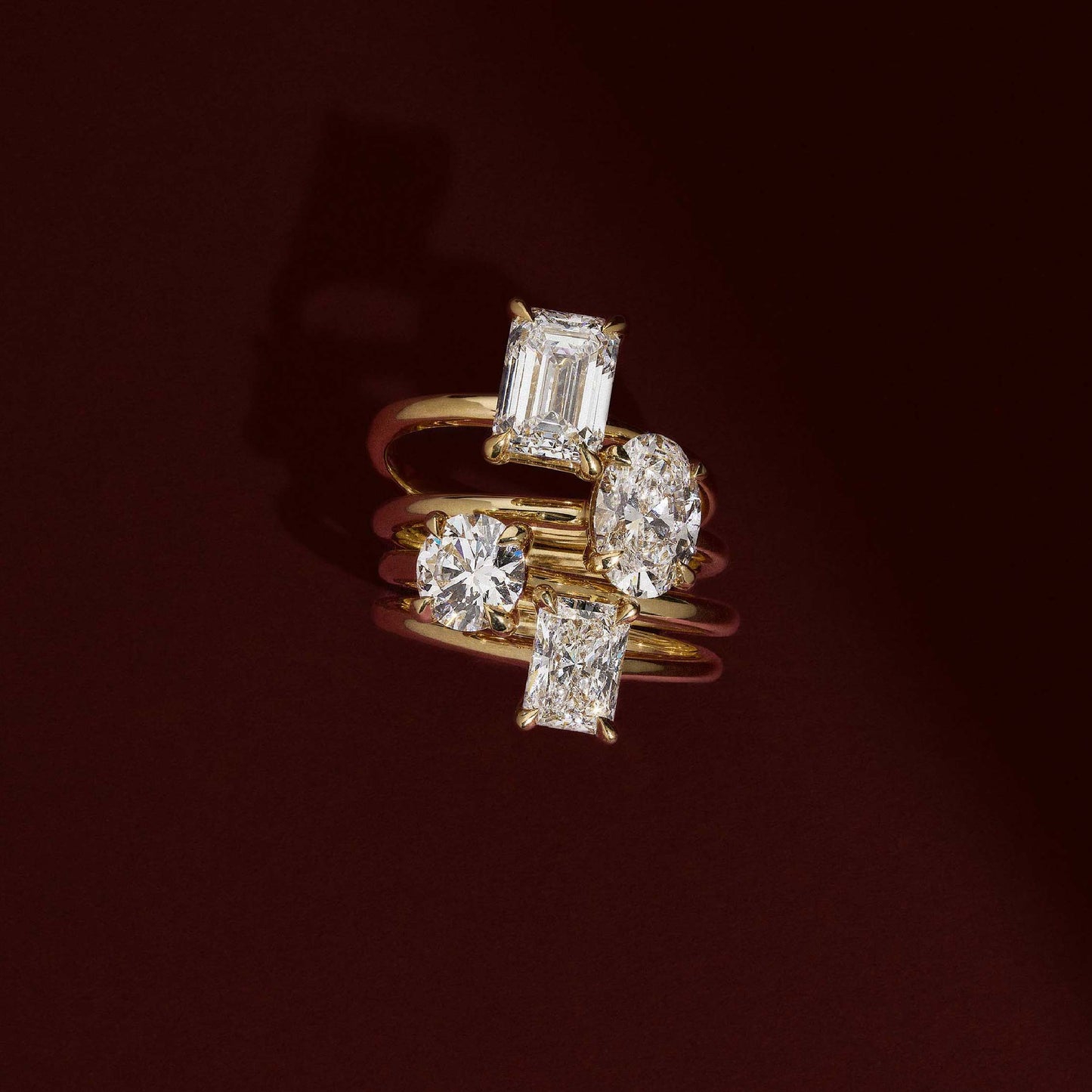 Solitaire-Oval Lab Grown Diamond Engagement Ring